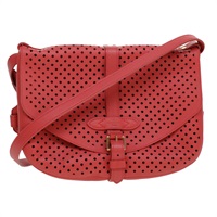 【原宿店限定】ルイ・ヴィトン LOUIS VUITTON ソミュール ショルダーバッグ ペルフォ フローレ ピンク レディース 41755AM