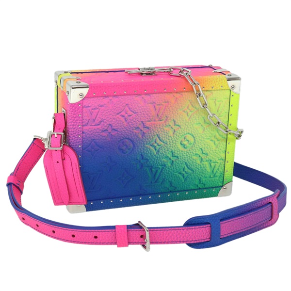 【原宿店限定】ルイ・ヴィトン LOUIS VUITTON ソフトトランク ショルダーバッグ モノグラムイリュージョン マルチカラー M20476 レディース 52077SM