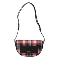 【原宿店限定】バーバリー BURBERRY オリンピア ショルダーバッグ ノバチェック キャンバス ゴールド レッド レディース BD1449AM