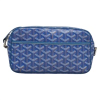 【原宿店限定】ゴヤール GOYARD カップヴェール PM ショルダーバッグ ヘリンボーン PVC ブルー レディース 116257AM