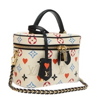 【原宿店限定】ルイ・ヴィトン LOUIS VUITTON ヴァニティPM ハンドバッグ モノグラムゲームオン ホワイト M57458 レディース 95387SM