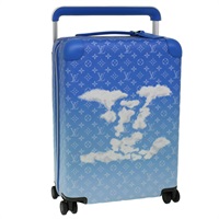 【原宿店限定】ルイ・ヴィトン LOUIS VUITTON ホライゾン 55 スーツケース モノグラムクラウズ ブルー ホワイト M20411 レディース ki3461SM