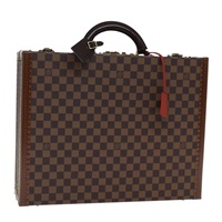 【原宿店限定】ルイ・ヴィトン LOUIS VUITTON アタッシュケース ハンドバッグ ダミエ エベヌ レディース 74042SM