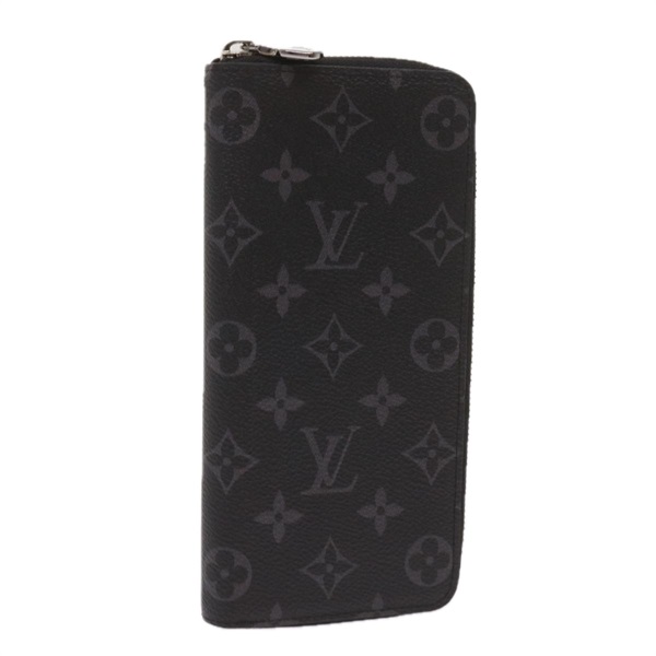【原宿店限定】ルイ・ヴィトン LOUIS VUITTON ジッピーウォレット ヴェルティカル 長財布 モノグラムエクリプス M62295 レディース 65226SM