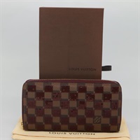 【原宿店限定】ルイ・ヴィトン LOUIS VUITTON ジッピーウォレット 長財布 ダミエパイエット レッド N63174 レディース BA847AM