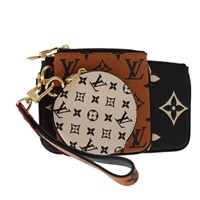 【原宿店限定】ルイ・ヴィトン LOUIS VUITTON ポシェットトリオ コインケース モノグラム クラフティコレクション ブラック M69516 レディース 107007AM