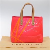 【原宿店限定】ルイ・ヴィトン LOUIS VUITTON リードPM ハンドバッグ モノグラムヴェルニフルオ ピンク オレンジ M91903 レディース 116362AM