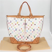 【原宿店限定】ルイ・ヴィトン LOUIS VUITTON シャーリーンGM ハンドバッグ マルチカラー 2way ホワイト M93214 レディース 115639AM
