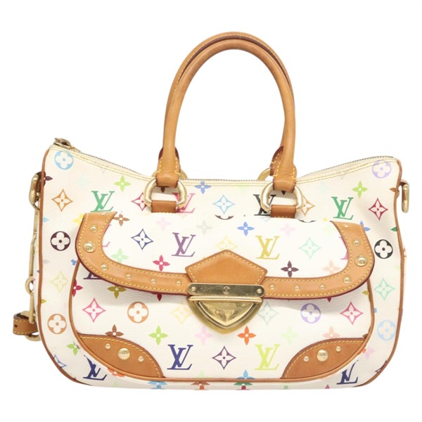 【原宿店限定】ルイ・ヴィトン LOUIS VUITTON リタ ハンドバッグ モノグラムマルチカラー 2way ホワイト M40125 レディース 121059M