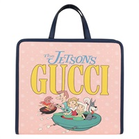 【原宿店限定】グッチ GUCCI ハンドバッグ GGスプリーム チルドレンズ　 PVC ピンク シルバー 605614 レディース 116571AM
