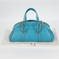 【原宿店限定】クリスチャンディオール Christian Dior ハンドバッグ レザー limited Edition0481 ブルー シルバー レディース yk18036AM