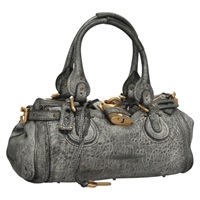 【原宿店限定】クロエ Chloe ハンドバッグ パディントン レザー シルバー レディース 116495