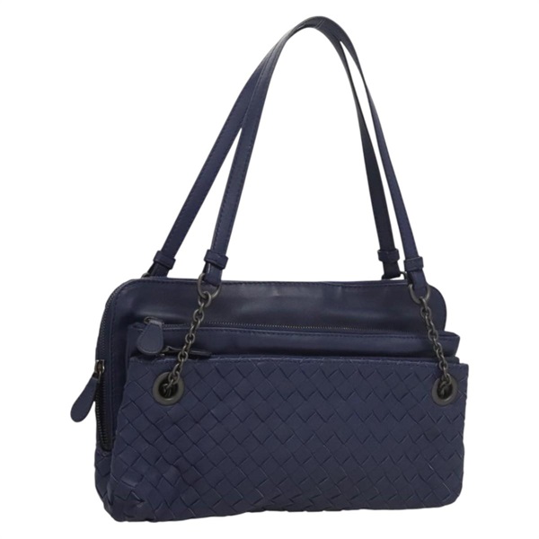 【原宿店限定】ボッテガヴェネタ BOTTEGAVENETA ハンドバッグ イントレチャート レザー ネイビー レディース 116562V