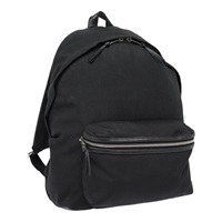 【原宿店限定】サンローラン SAINT LAURENT バックパック クラシックハンター キャンバス ブラック シルバー レディース yk14364V