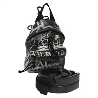【原宿店限定】バレンシアガ BALENCIAGA ショルダーバッグ グラフィティ　エクスプローラー　ミニショルダーバッグ レザー ブラック ホワイト 656060 レディース ar13602V