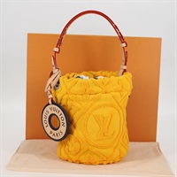 【原宿店限定】ルイ・ヴィトン LOUIS VUITTON バケットLVバケーション ショルダーバッグ パイル イエロー M25144 レディース KD246SM