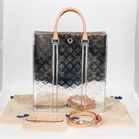 【原宿店限定】ルイ・ヴィトン LOUIS VUITTON サックプラ ハンドバッグ モノグラムミロワール シルバー M95273 レディース nb472M