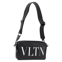 【原宿店限定】ヴァレンティノ VALENTINO ショルダーバッグ レザー ブラック シルバー レディース nb493M