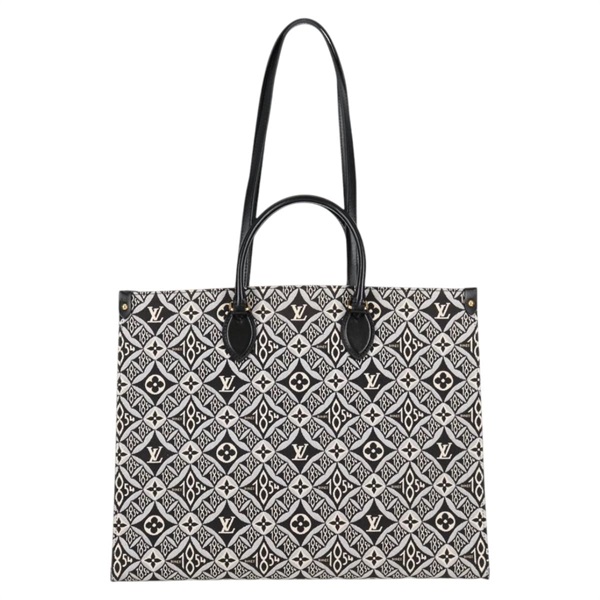 【原宿店限定】ルイ・ヴィトン LOUIS VUITTON オンザゴー GM トートバッグ モノグラムジャガード ブラック M57207 レディース BA1538AM