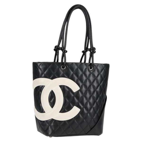 【原宿店限定】シャネル CHANEL トートバッグ マトラッセ カンボンライン ココマーク ラムスキン ブラック レディース PP444M