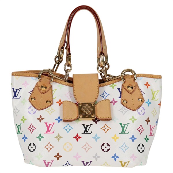 【原宿店限定】ルイ・ヴィトン LOUIS VUITTON アニーMM トートバッグ モノグラムマルチカラー ホワイト M40307 レディース PP437AM