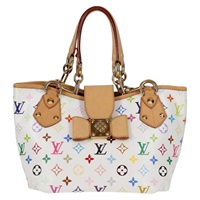 【原宿店限定】ルイ・ヴィトン LOUIS VUITTON アニーMM トートバッグ モノグラムマルチカラー ホワイト M40307 レディース PP437AM