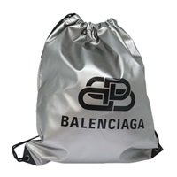 【原宿店限定】バレンシアガ BALENCIAGA BBエクスプローラー バックパック ナイロン シルバー 593648 レディース 74772V