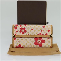 【原宿店限定】ルイ・ヴィトン LOUIS VUITTON ポルトフォイユインターナショナル 長財布 モノグラム チェリーブロッサム ピンク レディース 117626AM