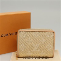 【原宿店限定】ルイ・ヴィトン LOUIS VUITTON ジッピーコインパース コインケース モノグラムラミネーテッドジャガード ゴールド M82483 レディース 116266SM