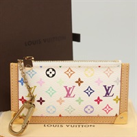 【原宿店限定】ルイ・ヴィトン LOUIS VUITTON ポシェット・クレ コインケース モノグラム・マルチカラー ホワイト M92655 レディース BA1097AM