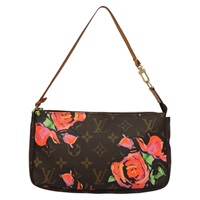【原宿店限定】LOUIS VUITTON ポシェット・アクセソワール ポーチ モノグラムローズ M48615 レディース KD404AM