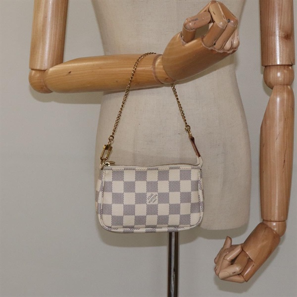 【原宿店限定】ルイ・ヴィトン LOUIS VUITTON ミニポシェットアクセソワール アクセサリーポーチ ダミエ アズール N63005 レディース yk17913AM