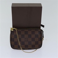 【原宿店限定】ルイ・ヴィトン LOUIS VUITTON ミニポシェットアクセソワール アクセサリーポーチ ダミエ エベヌ N58009 レディース ac3267