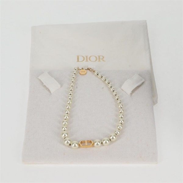 【原宿店限定】クリスチャンディオール Christian Dior ネックレス パール ホワイト レディース BA1350AM