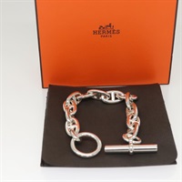 【原宿店限定】エルメス HERMES シェーヌダンクルMM ブレスレット Ag925 シルバー レディース nb497M