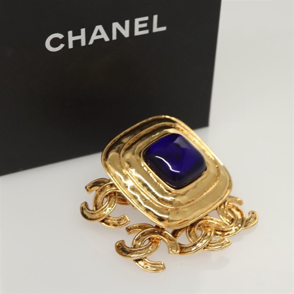 【原宿店限定】シャネル CHANEL ブローチ メタル  ゴールド レディース BA1258AM