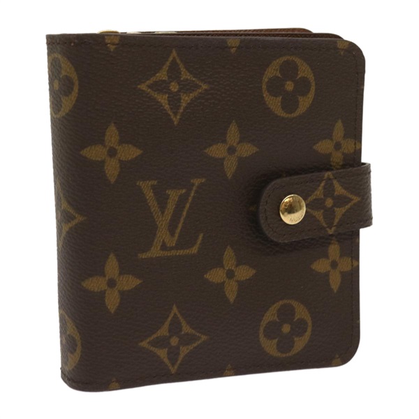【原宿店限定】ルイ・ヴィトン LOUIS VUITTON コンパクトジップ 財布 モノグラム M61667 レディース am5633M