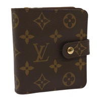 【原宿店限定】ルイ・ヴィトン LOUIS VUITTON コンパクトジップ 財布 モノグラム M61667 レディース am5633M