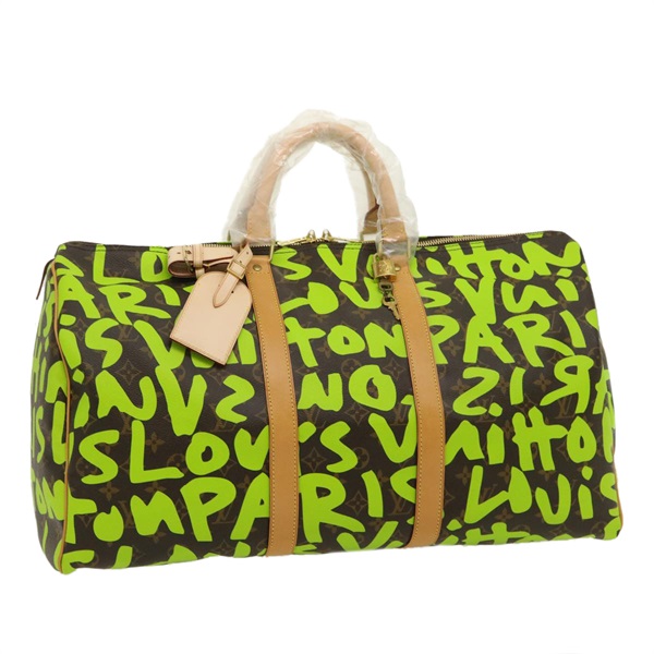 【原宿店限定】ルイ・ヴィトン LOUIS VUITTON キーポル50 ボストンバッグ モノグラムグラフィティ M93700 レディース 29946SV