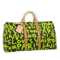 【原宿店限定】ルイ・ヴィトン LOUIS VUITTON キーポル50 ボストンバッグ モノグラムグラフィティ M93700 レディース 29946SV