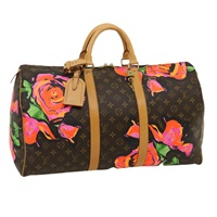 【原宿店限定】ルイ・ヴィトン LOUIS VUITTON キーポル50 ボストンバッグ モノグラム ローズ M48605 レディース 29944SV