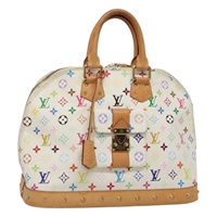 【原宿店限定】ルイ・ヴィトン LOUIS VUITTON アルマ GM ハンドバッグ モノグラム マルチカラー ホワイト M40441 レディース 105944AV