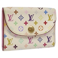 【原宿店限定】ルイ・ヴィトン LOUIS VUITTON アンヴェロップカルトドゥヴィジット 名刺入れ モノグラムマルチカラー ホワイト M66557 レディース BD1130V