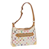 【原宿店限定】ルイ・ヴィトン LOUIS VUITTON ブローニュ ショルダーバッグ モノグラム・マルチカラー ホワイト M92660 レディース 94715AV