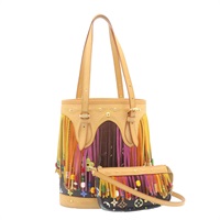 【原宿店限定】ルイ・ヴィトン LOUIS VUITTON バケット フラーンジュ トートバッグ モノグラムマルチカラー ブラック M40110 レディース 25649S