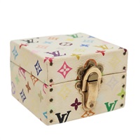 【原宿店限定】ルイ・ヴィトン LOUIS VUITTON ジュエリーケース ジュエリーボックス モノグラムマルチカラー ホワイト レディース 96899A