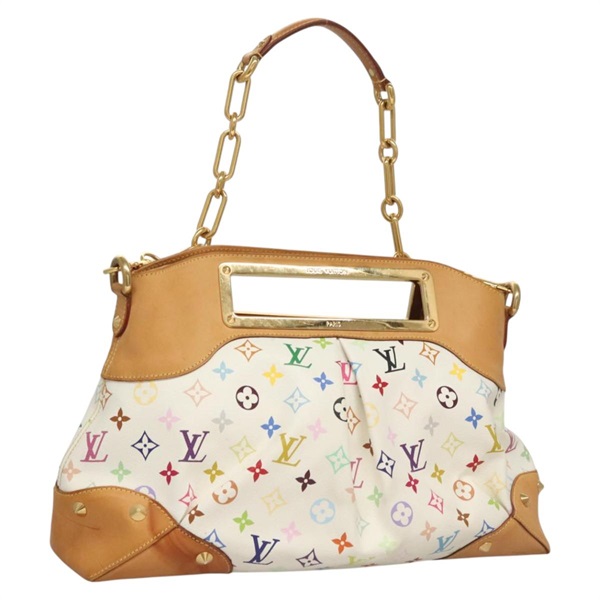 【原宿店限定】ルイ・ヴィトン LOUIS VUITTON ジュディGM ショルダーバッグ モノグラム・マルチカラー 2way ホワイト M40253 レディース BD1463V