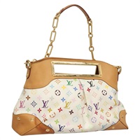 【原宿店限定】ルイ・ヴィトン LOUIS VUITTON ジュディGM ショルダーバッグ モノグラム・マルチカラー 2way ホワイト M40253 レディース BD1463V