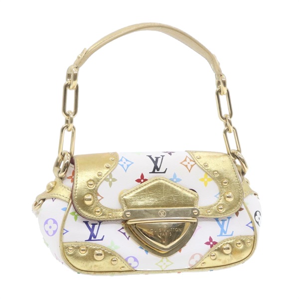 【原宿店限定】ルイ・ヴィトン LOUIS VUITTON マリリン・オール ハンドバッグ モノグラムマルチカラー ホワイト M40206 レディース am819gAV