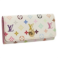 【原宿店限定】ルイ・ヴィトン LOUIS VUITTON ミュルティクレ4 キーケース モノグラム・マルチカラー ホワイト M60043 レディース ki5648